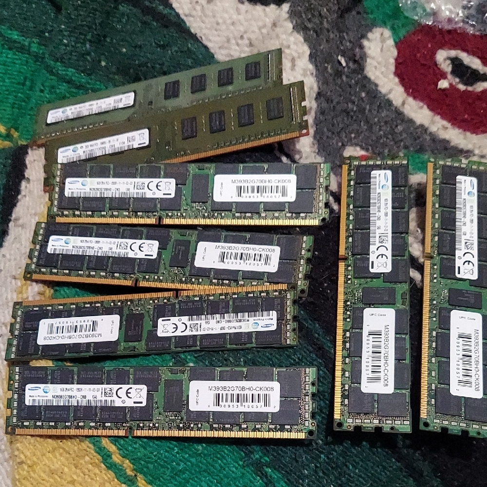 New American Gold Rush. Lot Listing Samsung Laptop Memory Ram
